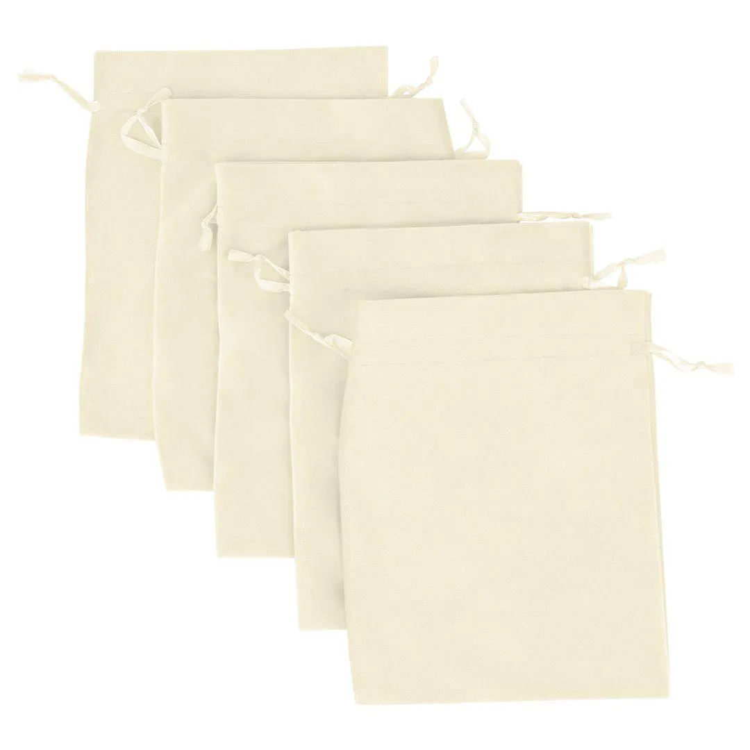 Set of 25 Velvet Drawstring Favor Bags