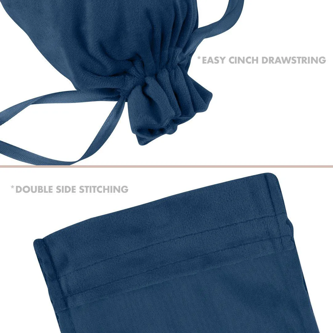 Set of 25 Velvet Drawstring Favor Bags
