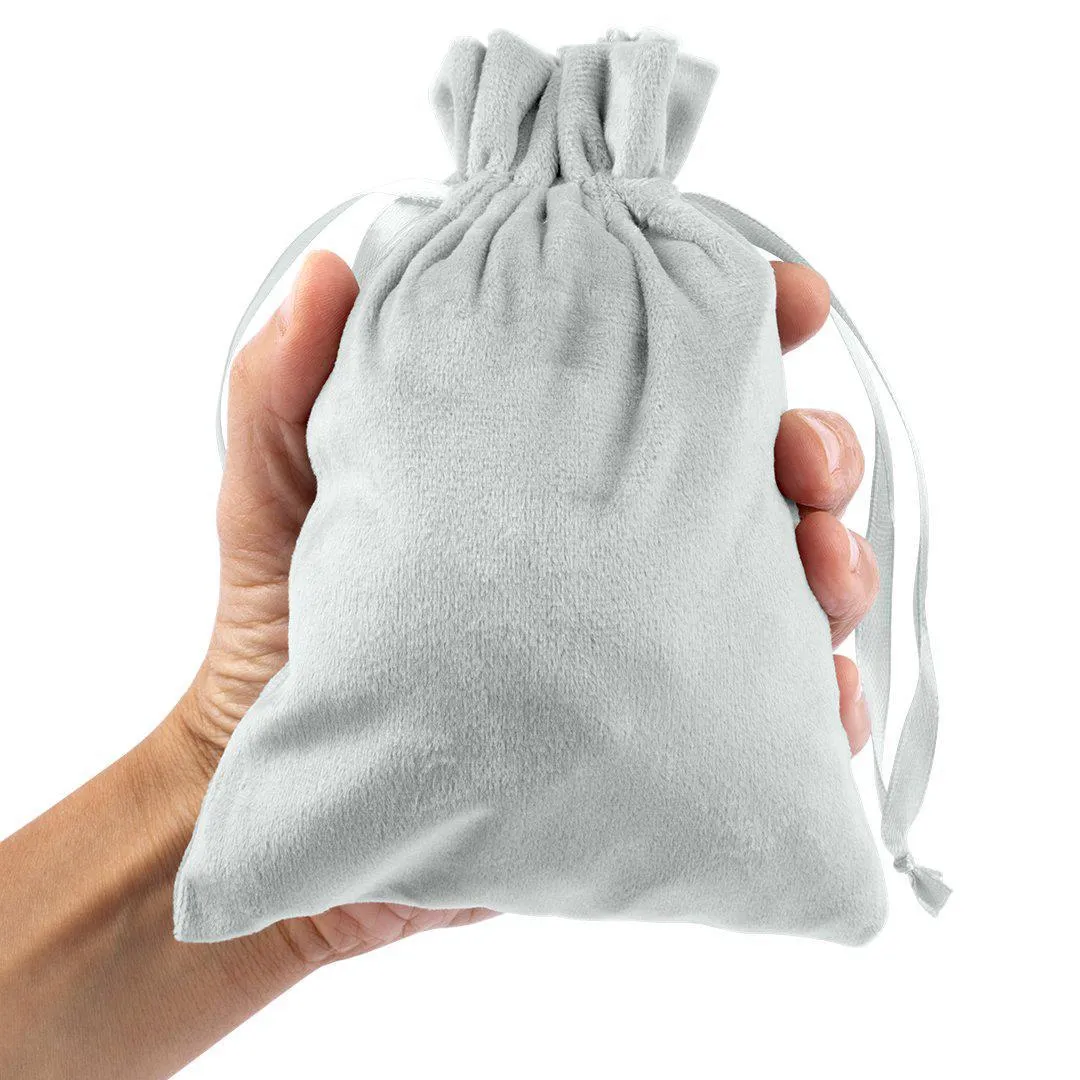 Set of 25 Velvet Drawstring Favor Bags