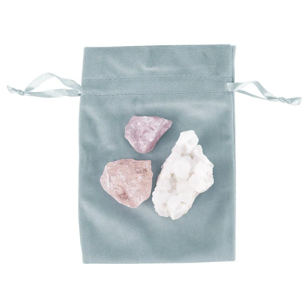 Set of 25 Velvet Drawstring Favor Bags