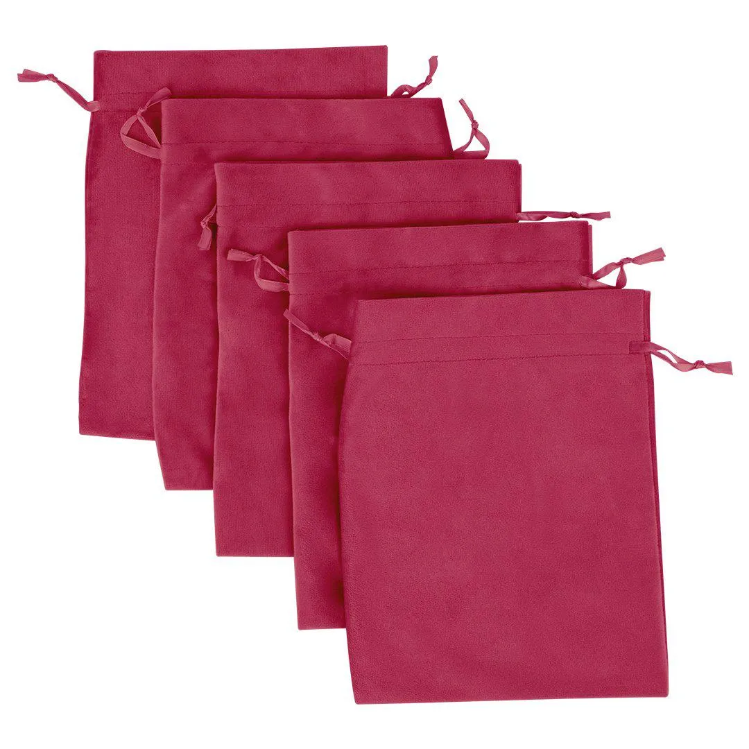 Set of 25 Velvet Drawstring Favor Bags