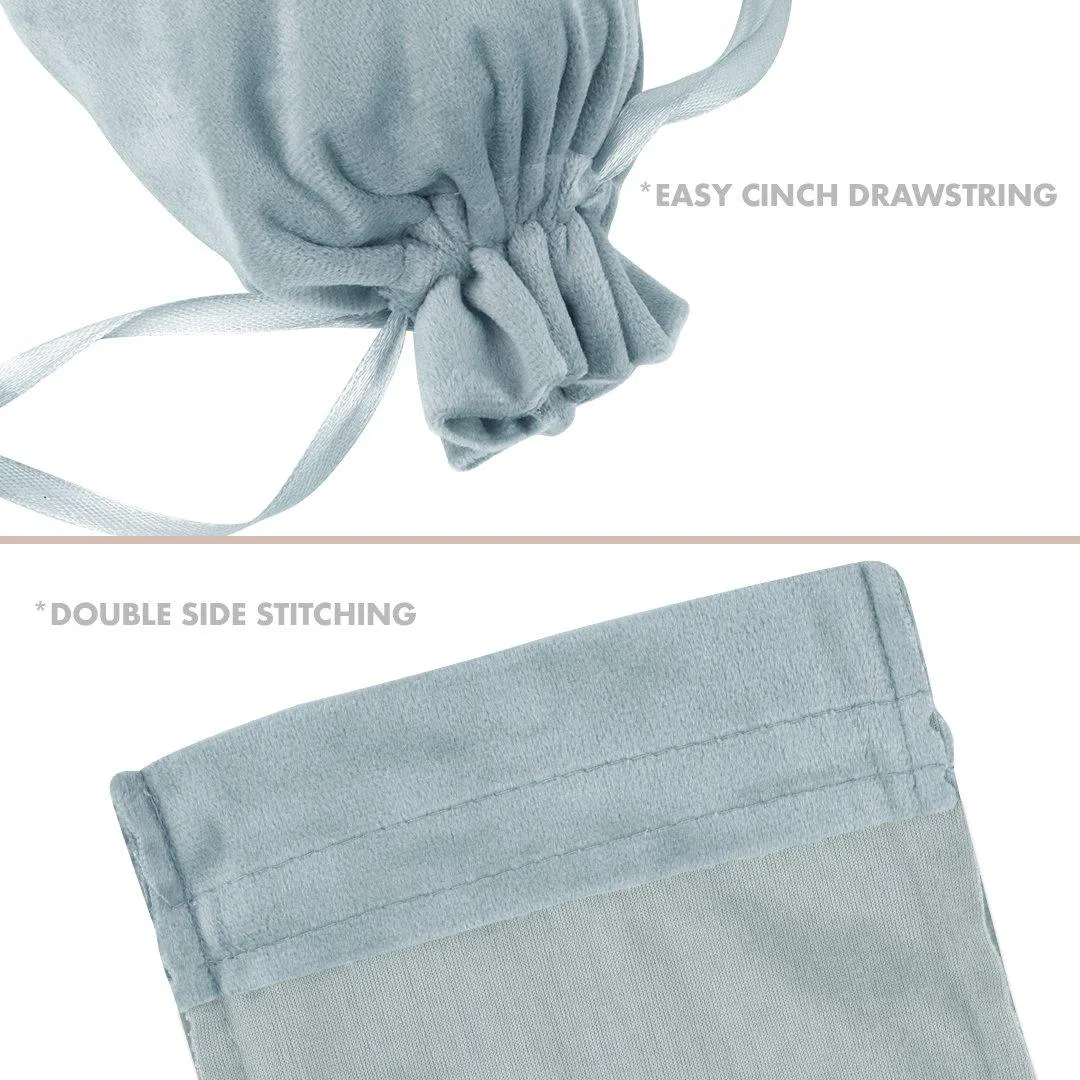 Set of 25 Velvet Drawstring Favor Bags