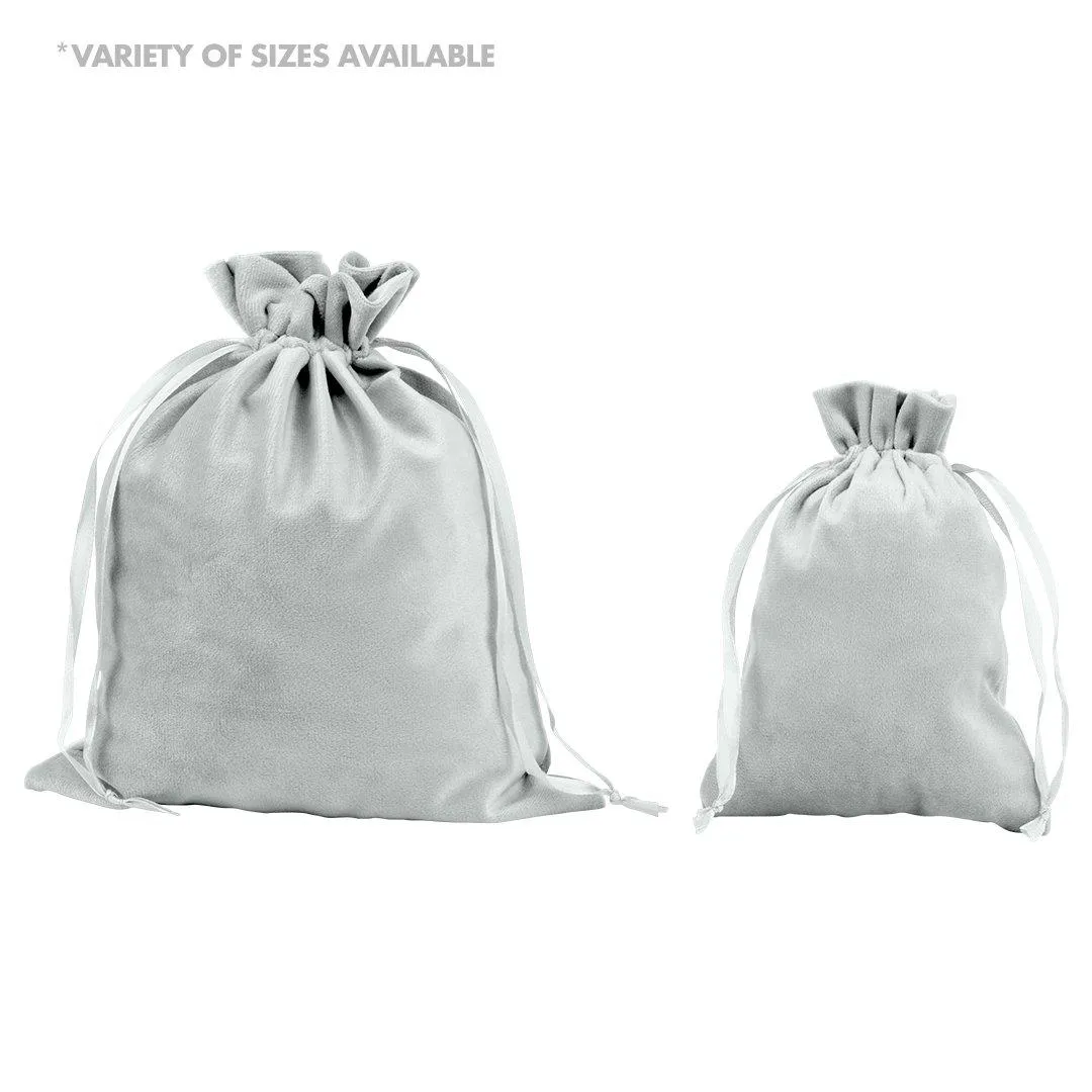 Set of 25 Velvet Drawstring Favor Bags
