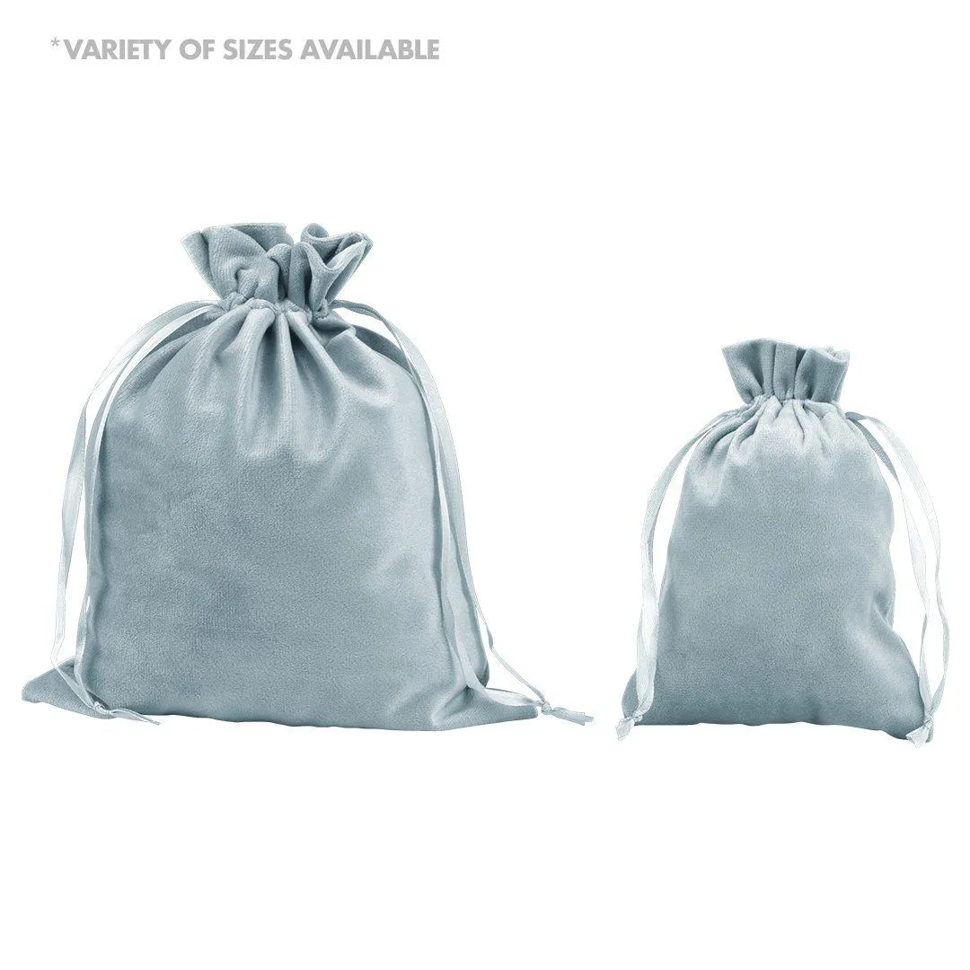 Set of 25 Velvet Drawstring Favor Bags