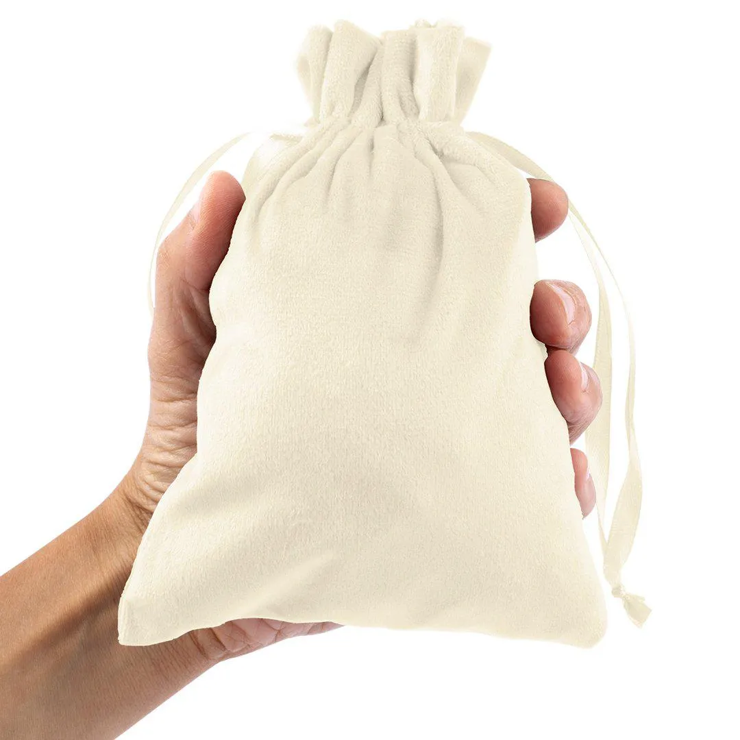 Set of 25 Velvet Drawstring Favor Bags