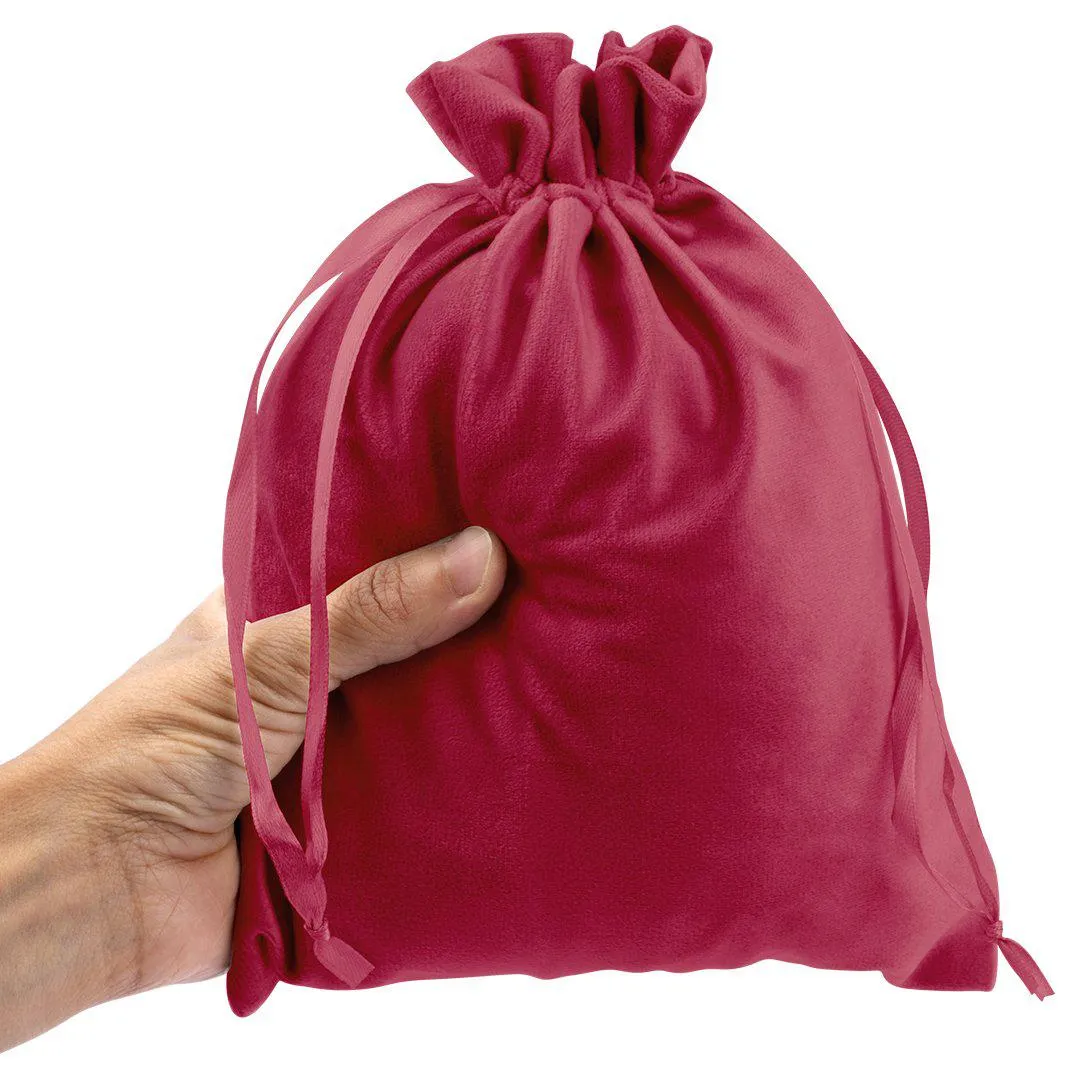 Set of 25 Velvet Drawstring Favor Bags