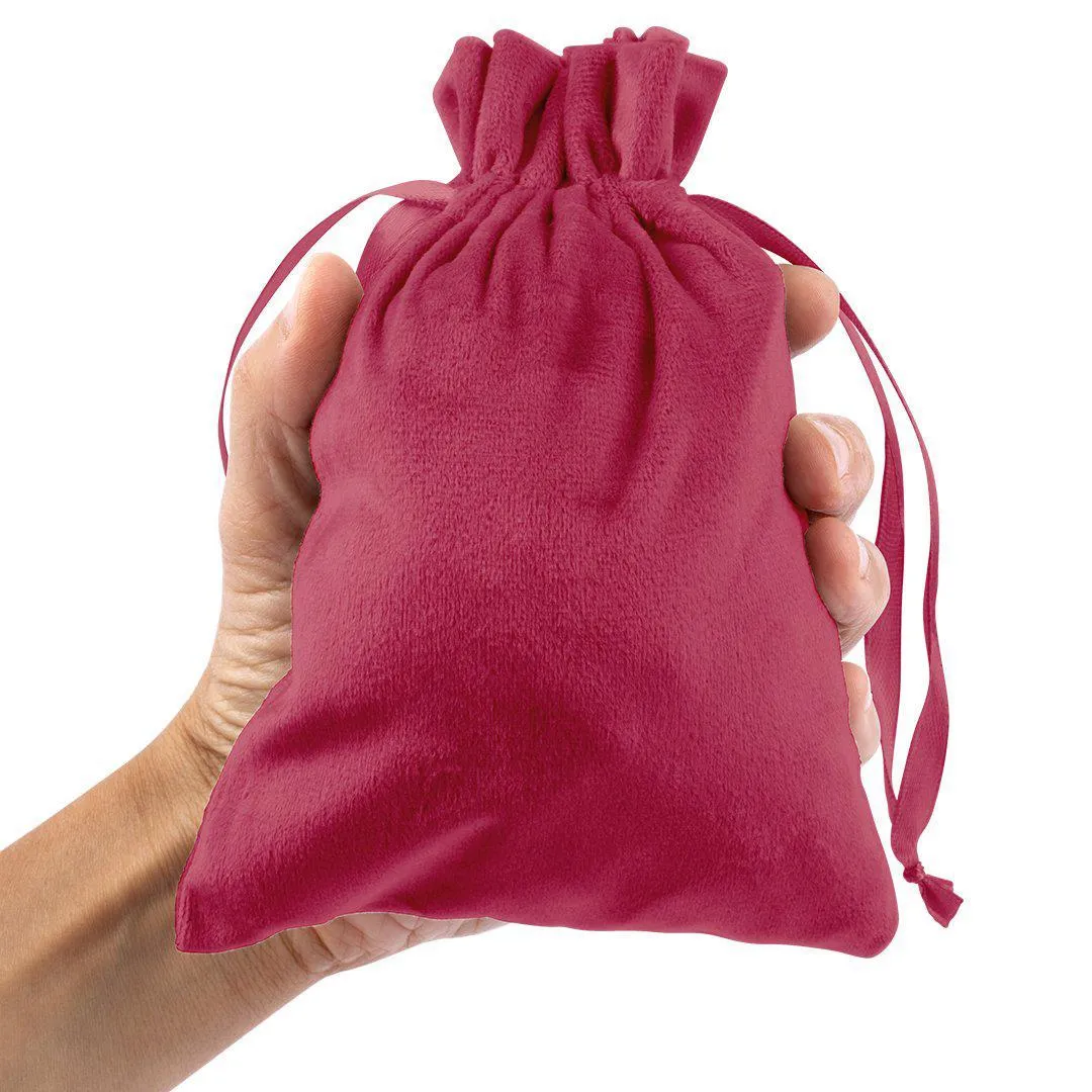 Set of 25 Velvet Drawstring Favor Bags