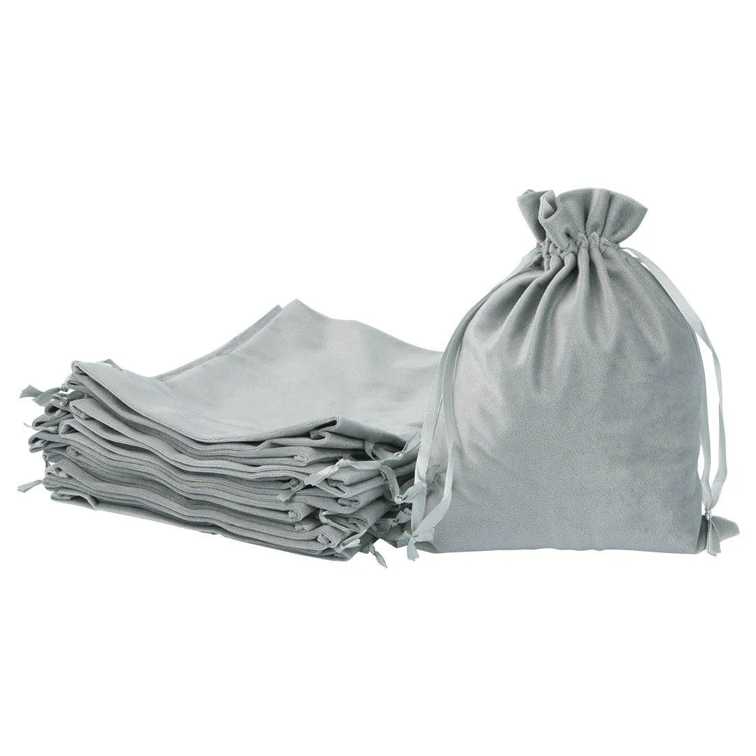 Set of 25 Velvet Drawstring Favor Bags