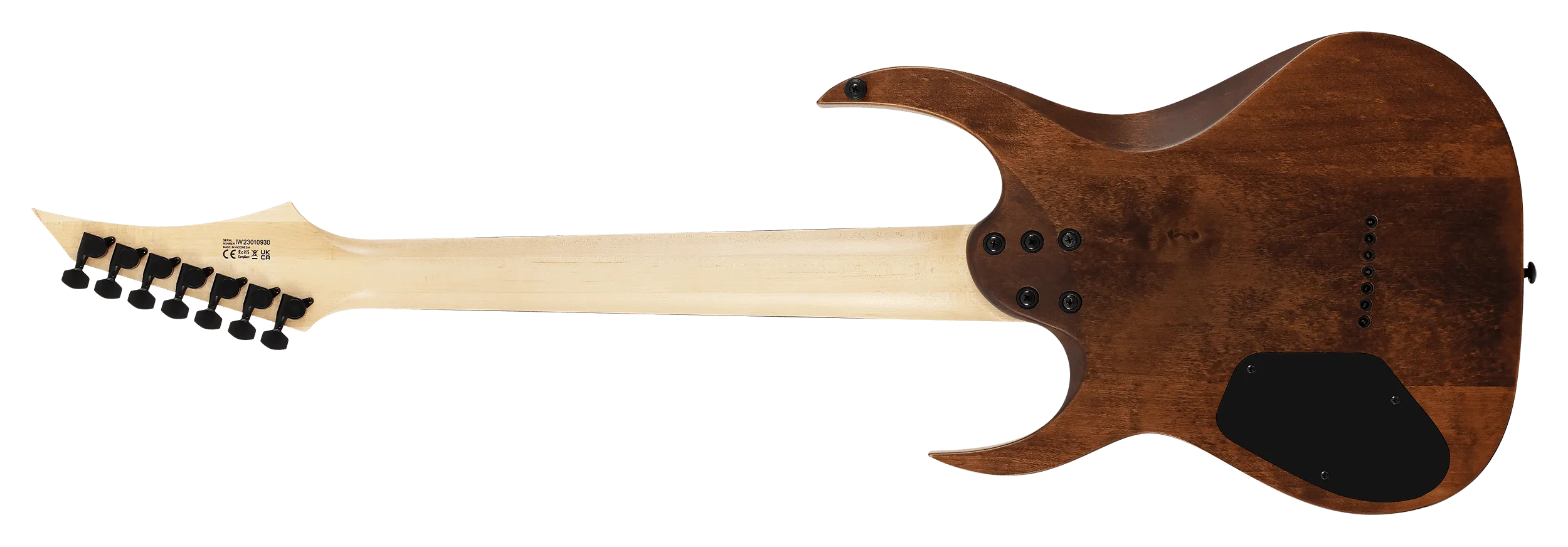 Solar AB2.7AN Electric Guitar - Aged Natural Matte - 7 STRING