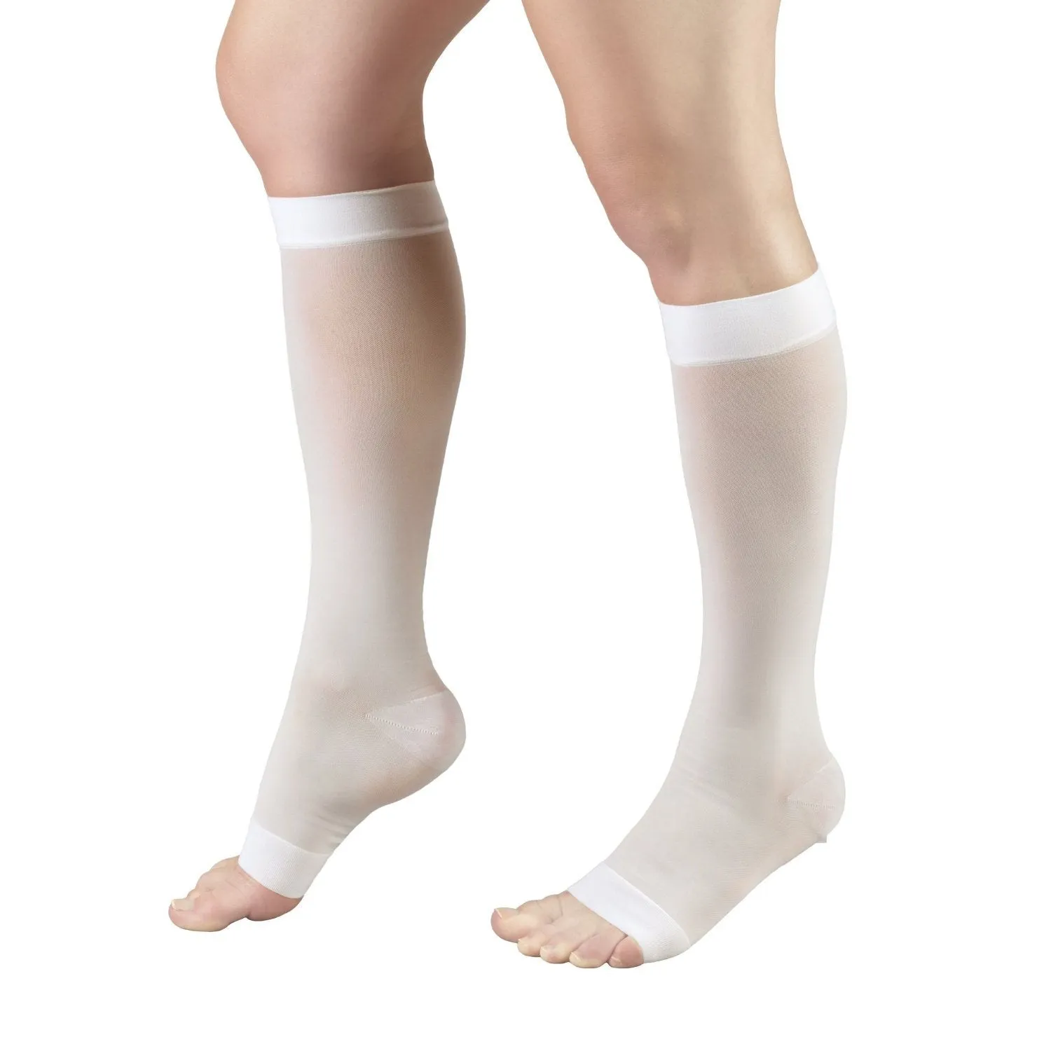 TRUFORM® Lites Women's Knee High 15-20 mmHg, Open Toe
