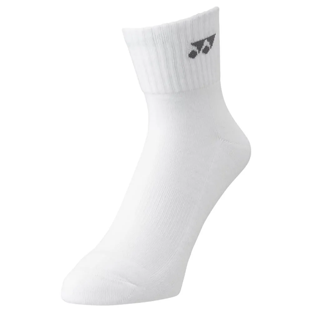 Yonex Sports Quarter Socks 3 Pack - White